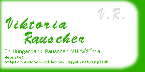 viktoria rauscher business card